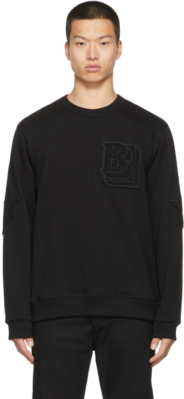 Photo: Burberry B Logo Crewneck Sweatshirt