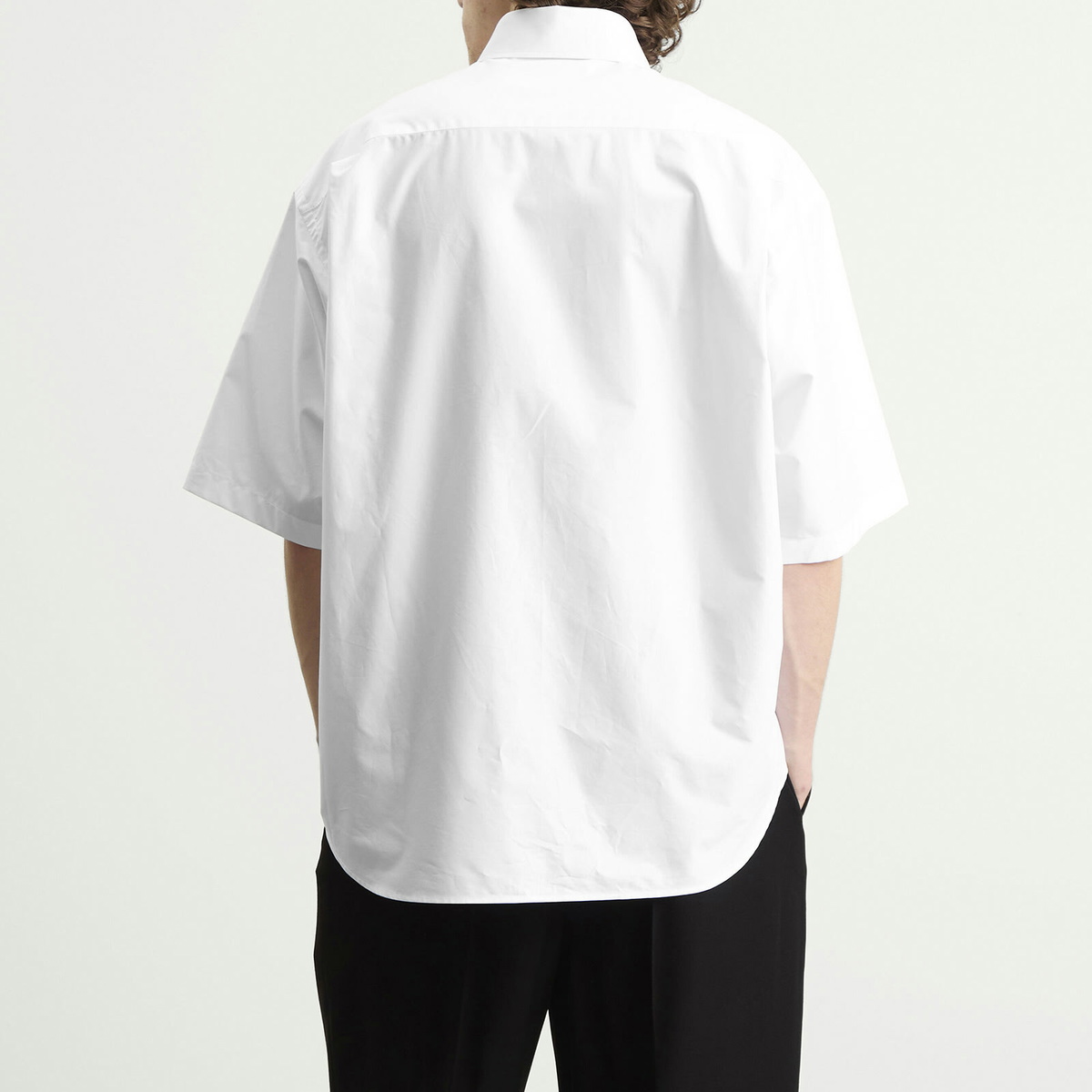 Balenciaga Men's Fit Shirt in White