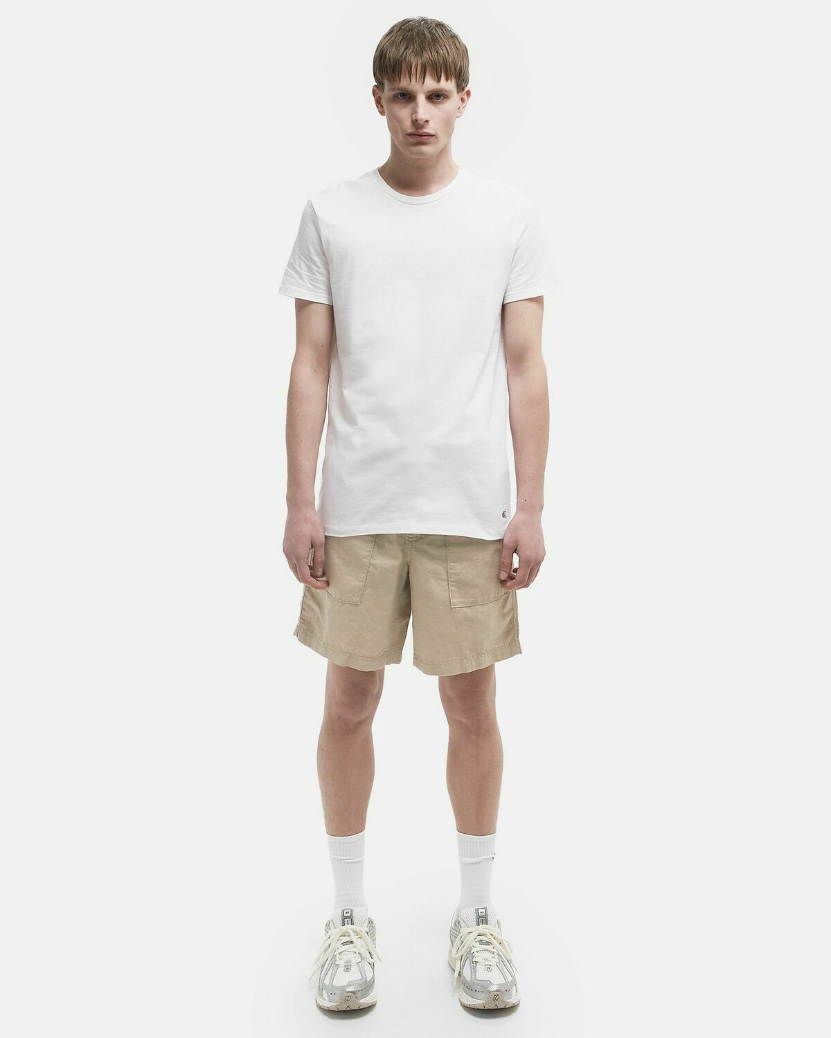Calvin Klein Underwear S/S TEE COTTON 3-PACK White Mens Shortsleefe