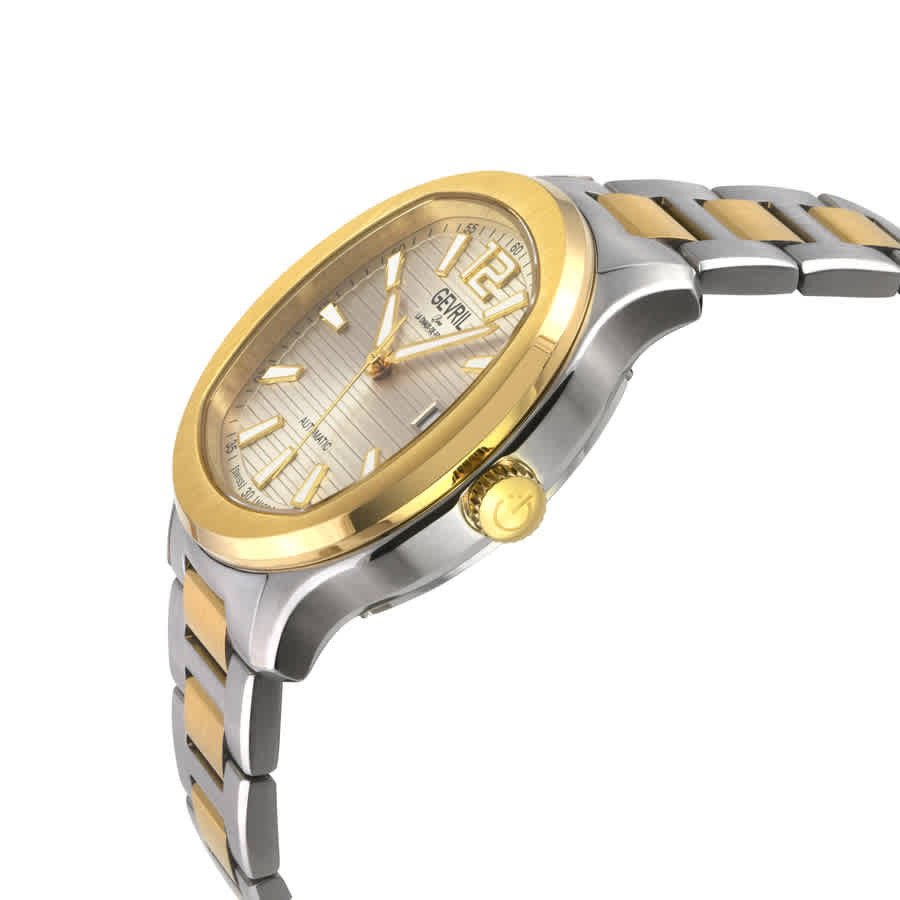Gevril Stuyvesant Automatic Silver Dial Mens Watch 49804B