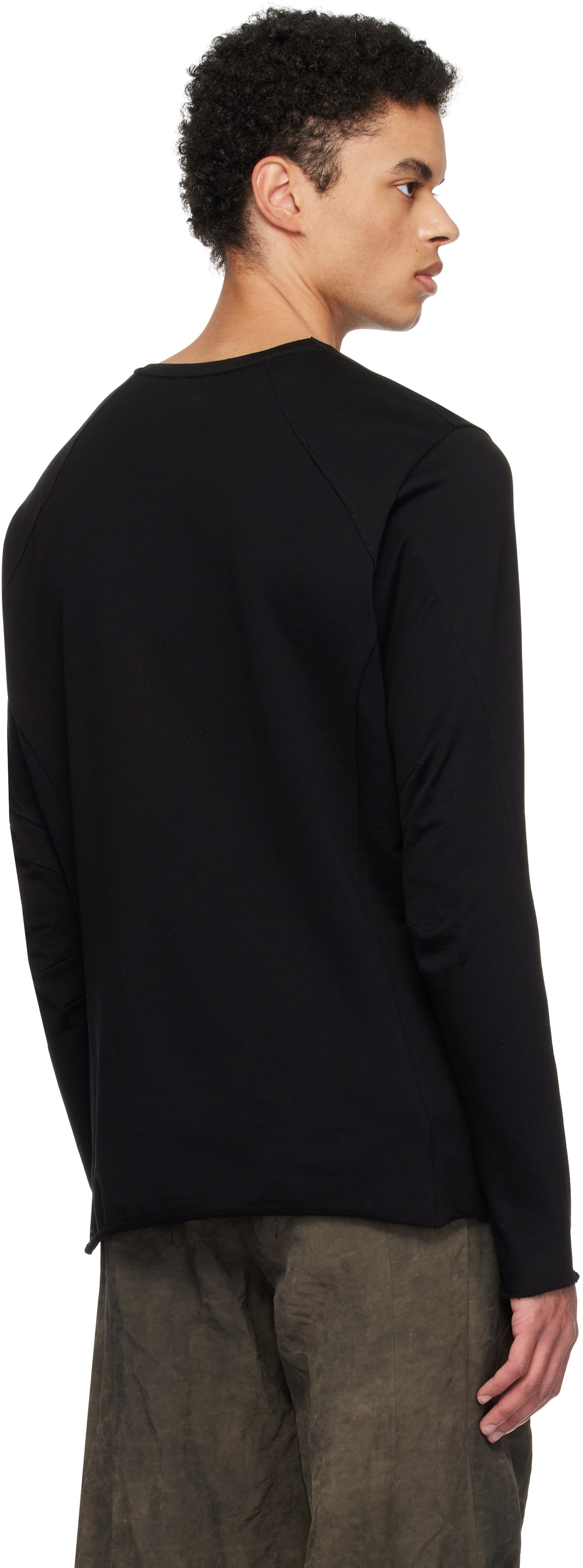 DEVOA Black Soft Sweatshirt