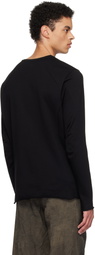 DEVOA Black Soft Sweatshirt
