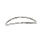 Ann Demeulemeester Silver Simple Bangle Bracelet