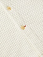 Oliver Spencer - Riviera Waffle-Knit Organic Stretch-Cotton Shirt - Neutrals