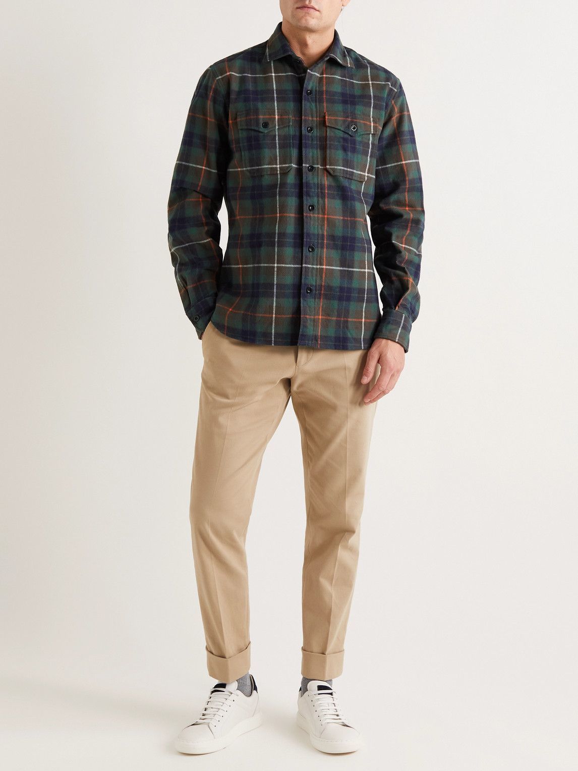 Sid Mashburn - CPO Checked Cotton-Flannel Shirt Jacket - Multi Sid