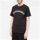 Pleasures Men's Old E Logo T-Shirt in Black