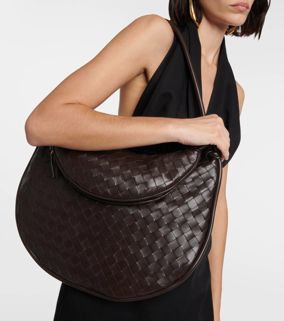 【関税送料込】Bottega Veneta Gemelli Large Hobo Bag In Int Bottega Veneta Gemelli Large leather shoulder bag Bottega Veneta