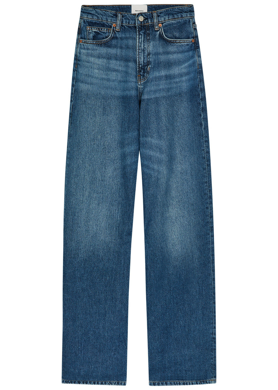 Reformation Cary Wide-leg Jeans Denim