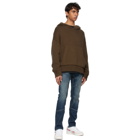 Rhude Brown Laze Hoodie