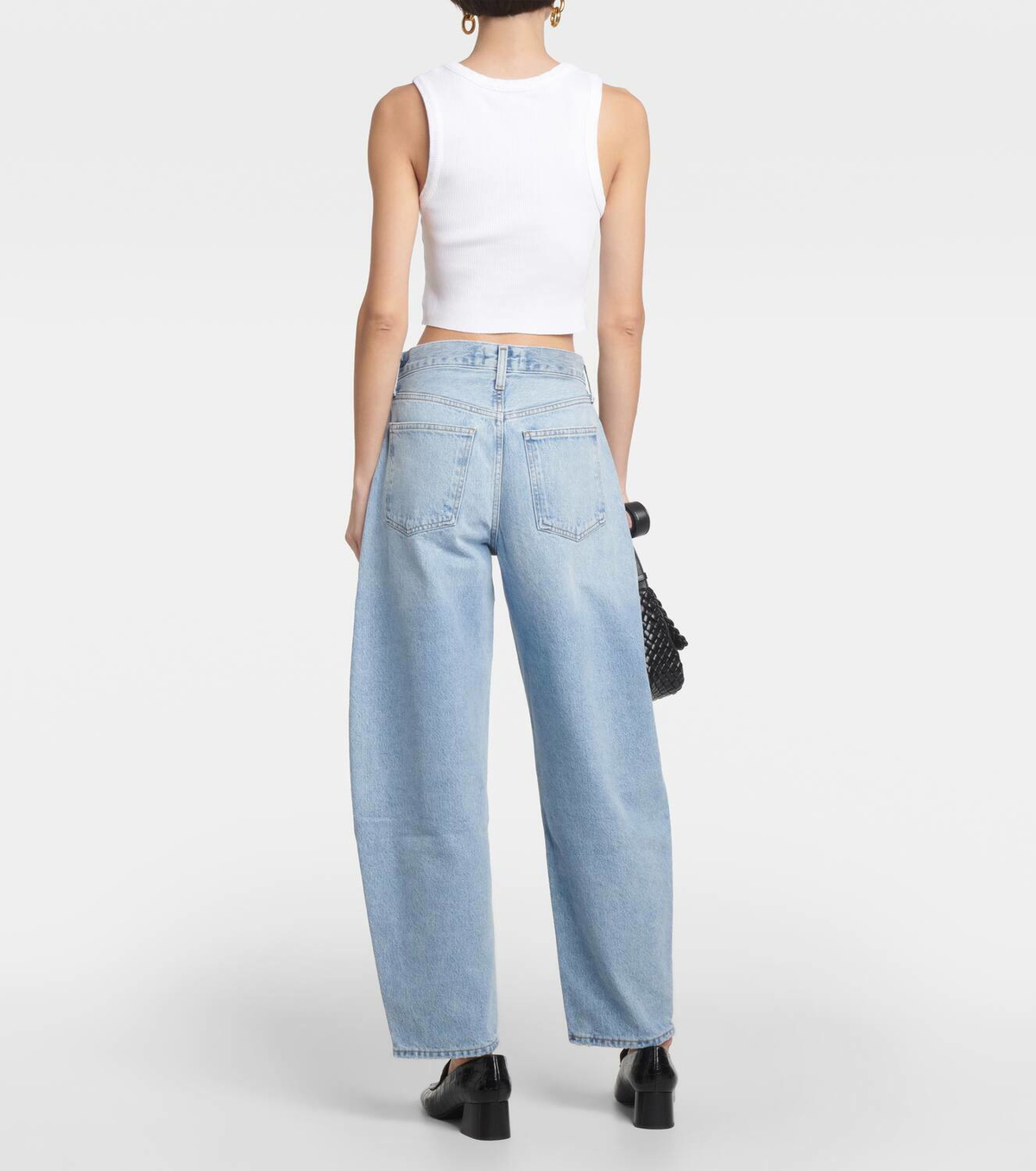 Agolde High-rise balloon-leg jeans