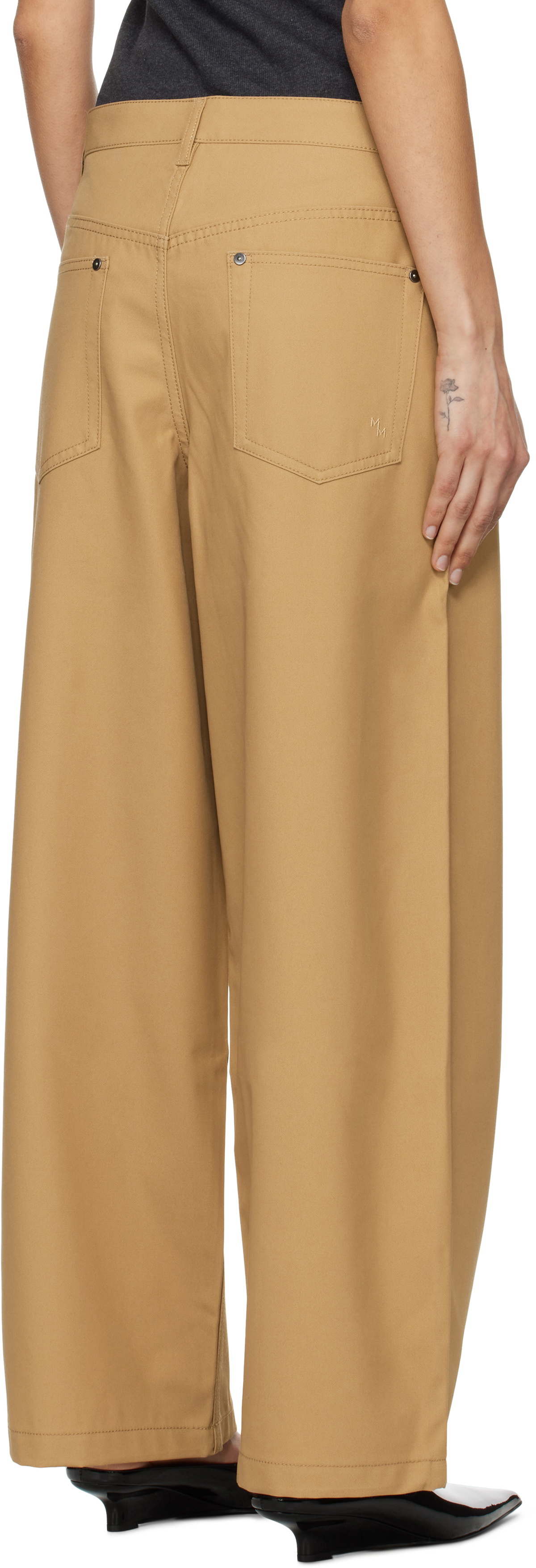 Maria McManus Tan Massive Trousers