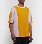 Acne Studios - Eban Colour-Block Cotton-Jersey T-Shirt - Saffron