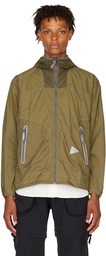 and wander Beige Nylon Jacket