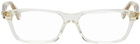 Bottega Veneta Transparent Shiny Glasses