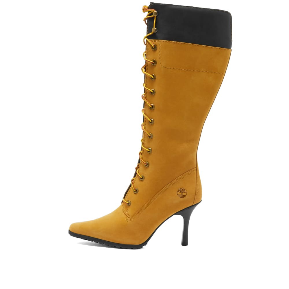 靴 Timberland Veneda Carter Veneda Carter Timberland Heritage Boot Wheat Patent