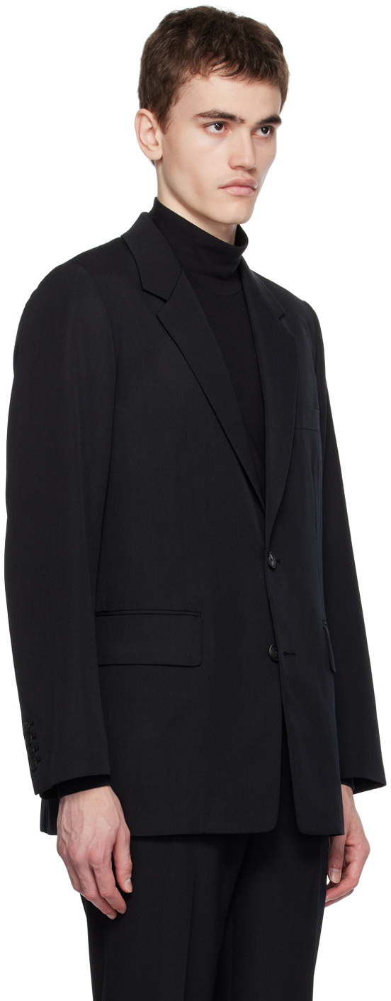 AURALEE Black Water-Repellent Blazer Auralee