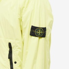 Stone Island Men's Reversible Polartec Hooded Jacket in Lemon