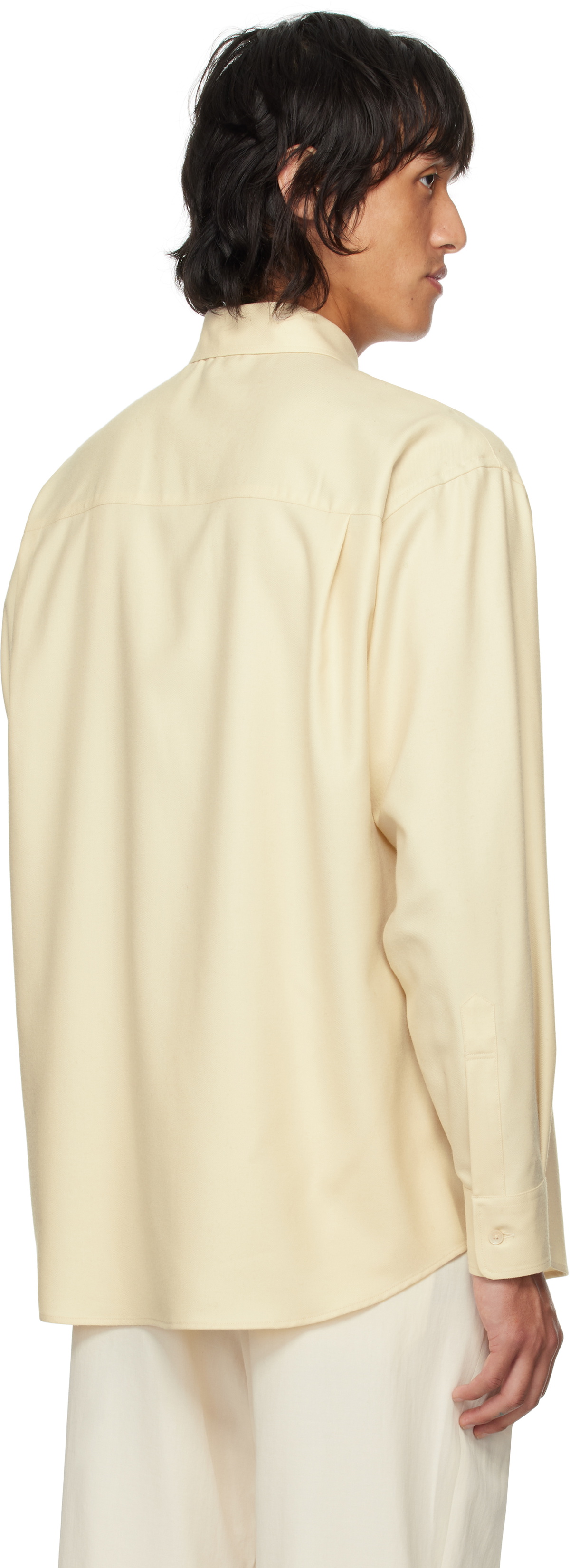 残り2時間！！AURALEE アイボリー シャツジャケット 残り2時間！！AURALEE アイボリー シャツジャケット Auralee