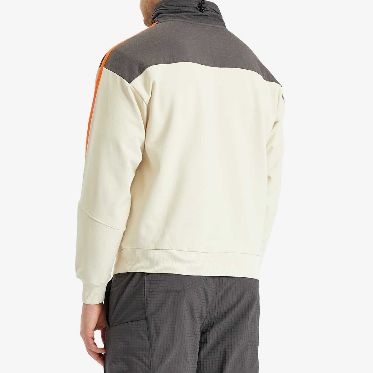 Napapijri Men's Poly Half Zip Sweatshirt in Beige Dimity