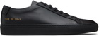 Common Projects Black Original Achilles Low Sneakers