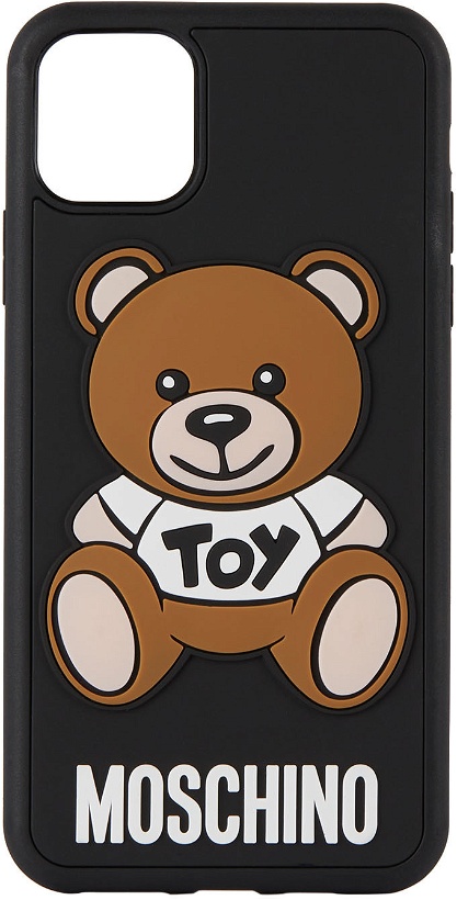 Photo: Moschino Black Teddy Bear iPhone 11 Pro Max Case