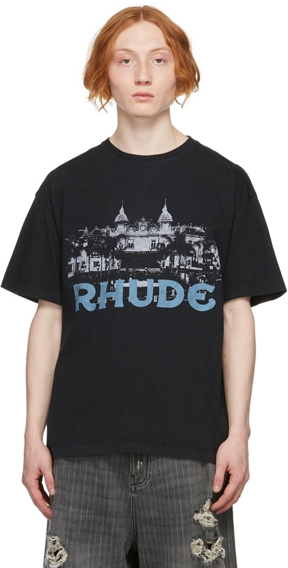 Photo: Rhude Black Casino T-Shirt