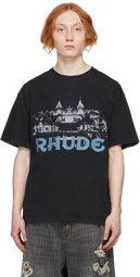 Rhude Black Casino T-Shirt