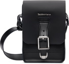 Dr. Martens Black Leather Vertical Crossbody Bag
