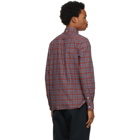 BEAMS PLUS Red Check Button-Down Shirt