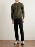 C.P. Company - Slim-Fit Cotton-Chenille Sweatshirt - Green