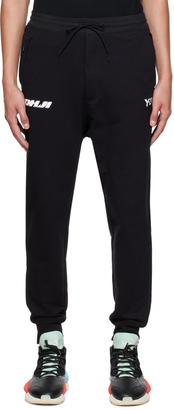 Photo: Y-3 Black Bonded Lounge Pants