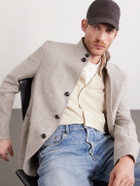 Zegna - Oasi Logo-Detailed Linen Baseball Cap - Brown