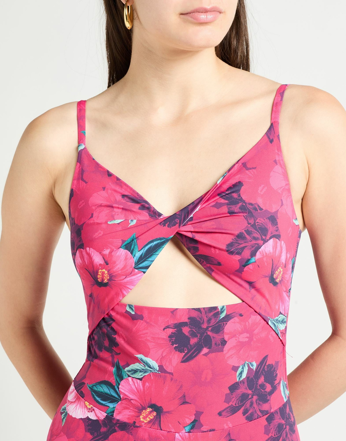 Pinko Womens Jumpsuit in Magenta