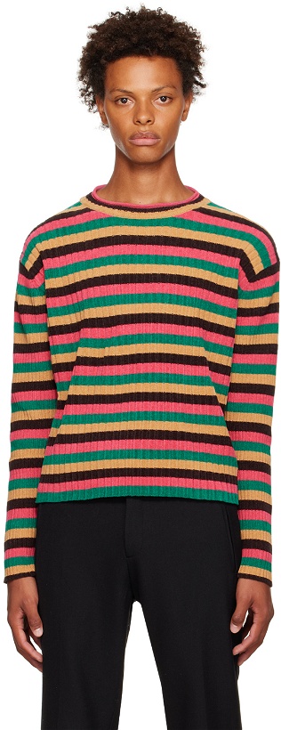 Photo: Wales Bonner Multicolor Swing Sweater