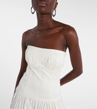 Tove Lauryn strapless cotton midi dress