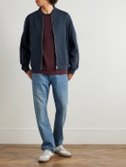 Mr P. - Cotton Zip-Up Sweatshirt - Blue