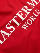 MASTERMIND WORLD - Logo-Print Cotton-Jersey T-Shirt - Red