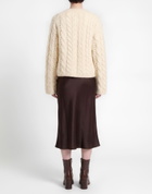 Dorothee Schumacher Womens Sweater in Ivory