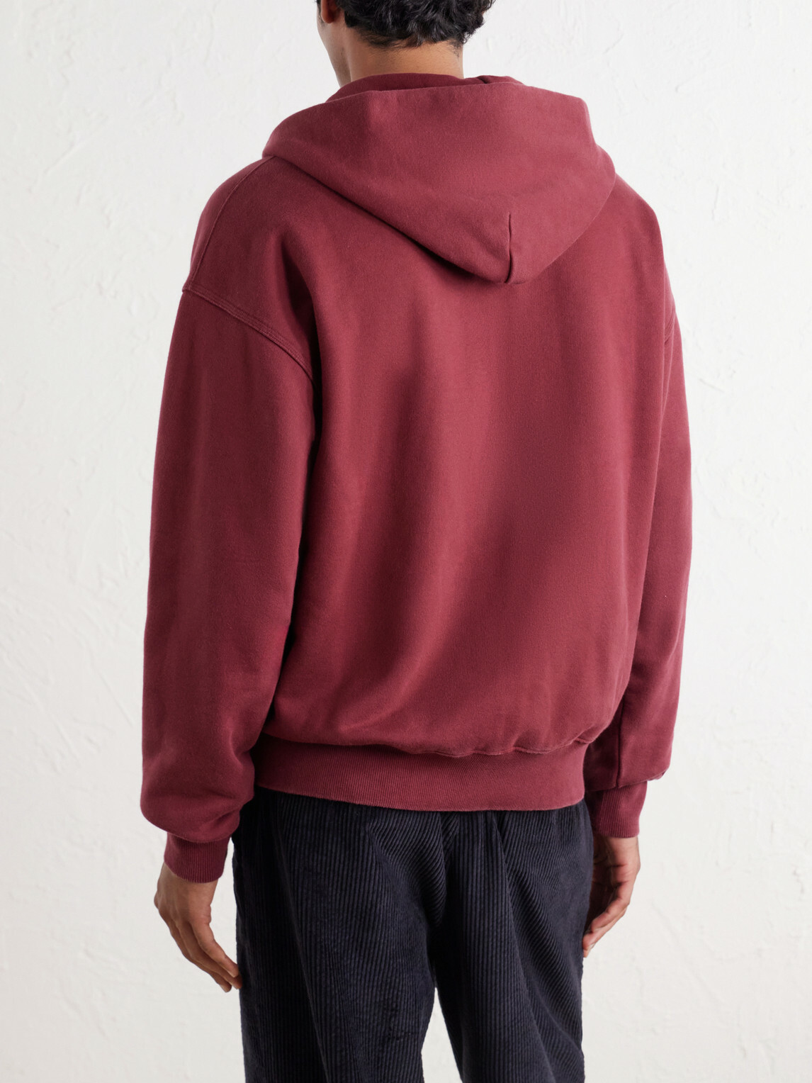 Aimé Leon Dore - Cotton-Jersey Zip-Up Hoodie - Red