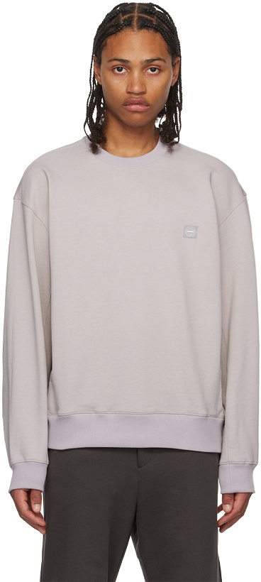 Photo: Solid Homme Gray Patch Sweatshirt