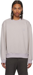 Solid Homme Gray Patch Sweatshirt