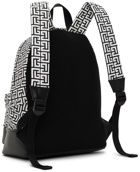 Balmain Black & White City Backpack