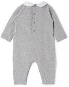 Gucci Baby Grey Cotton Bodysuit Set