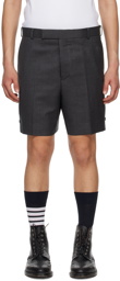 Thom Browne Gray Sack Mini Shorts