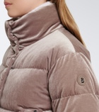 Bogner Oliva velvet down jacket