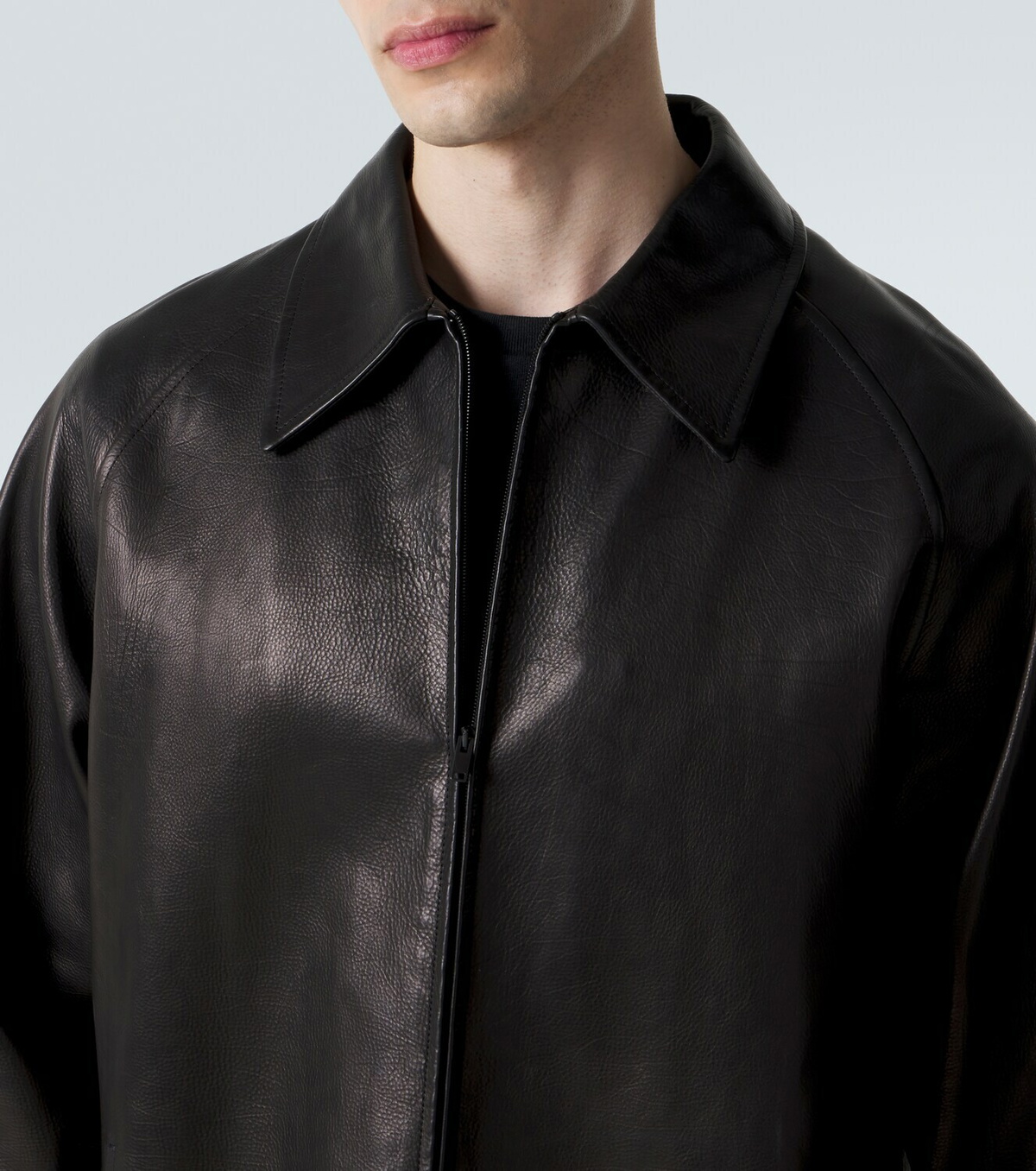 The Row Mount leather jacket