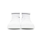 Fendi White Knit High-Top Sneakers