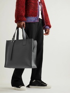 Loewe - Logo-Debossed Full-Grain Leather Tote Bag