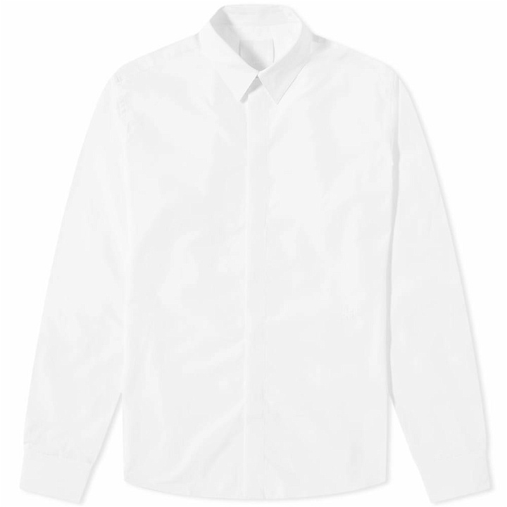 Photo: Givenchy Men's 4G Embroidered Poplin Shirt in White