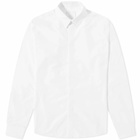 Givenchy Men's 4G Embroidered Poplin Shirt in White